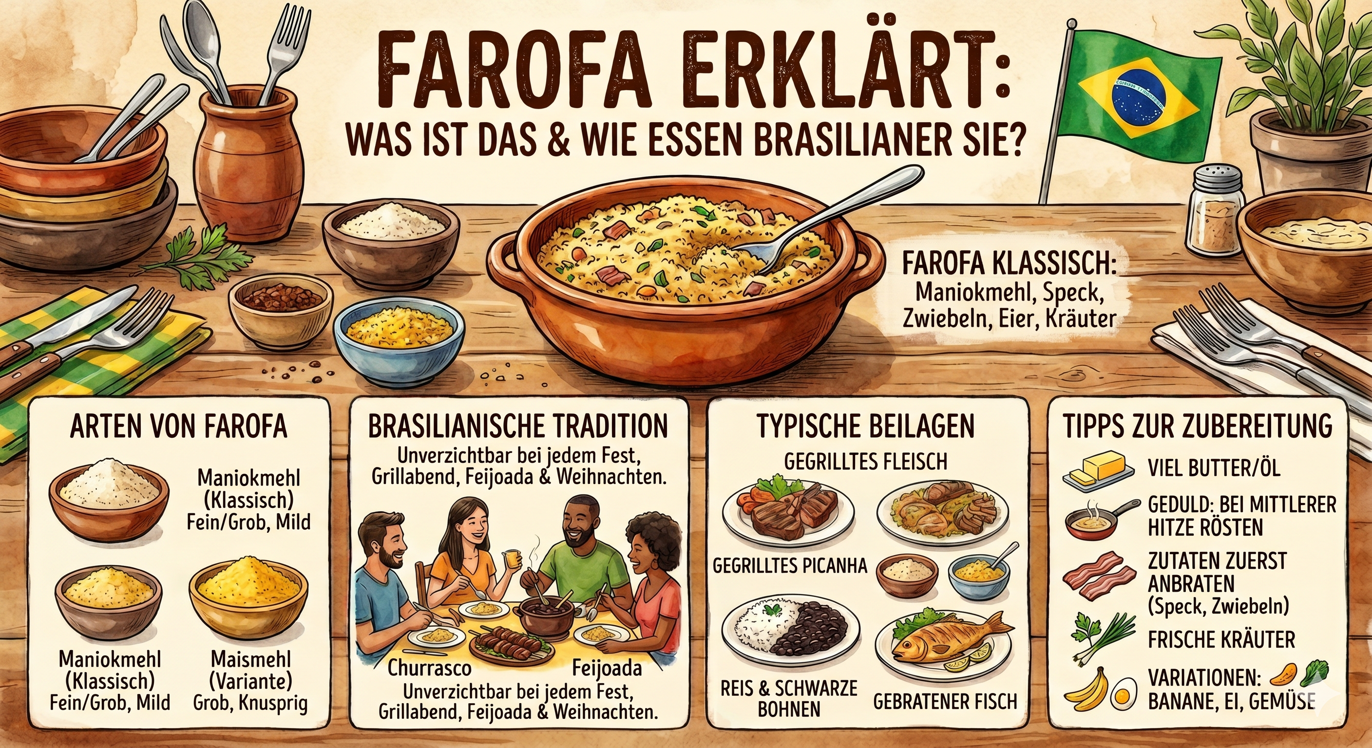 Farofa einfach erklärt zum selbermachen