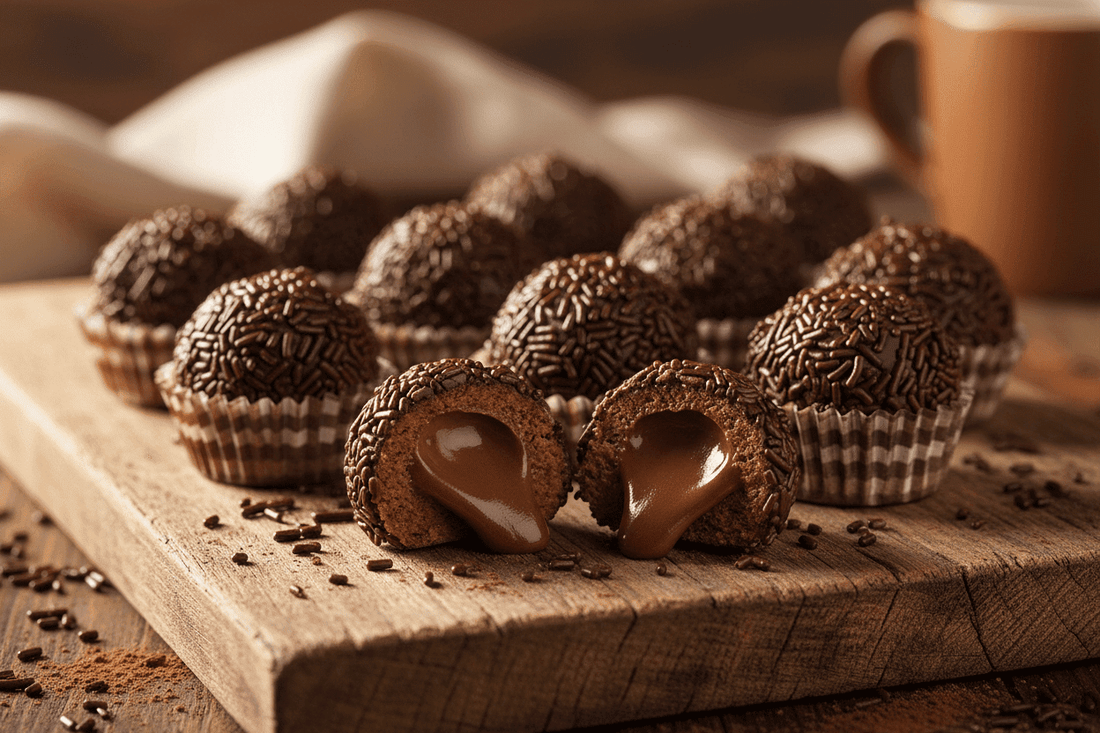 Brigadeiro – Brasilianische Schokoladentrüffel (3 Zutaten) - Vicios-Brasileiros