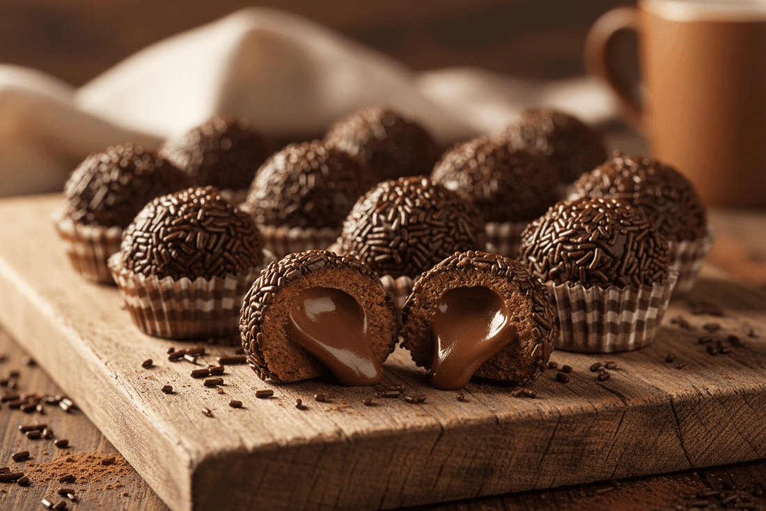 Brigadeiro – Brasilianische Schokoladentrüffel (3 Zutaten) - Vicios-Brasileiros