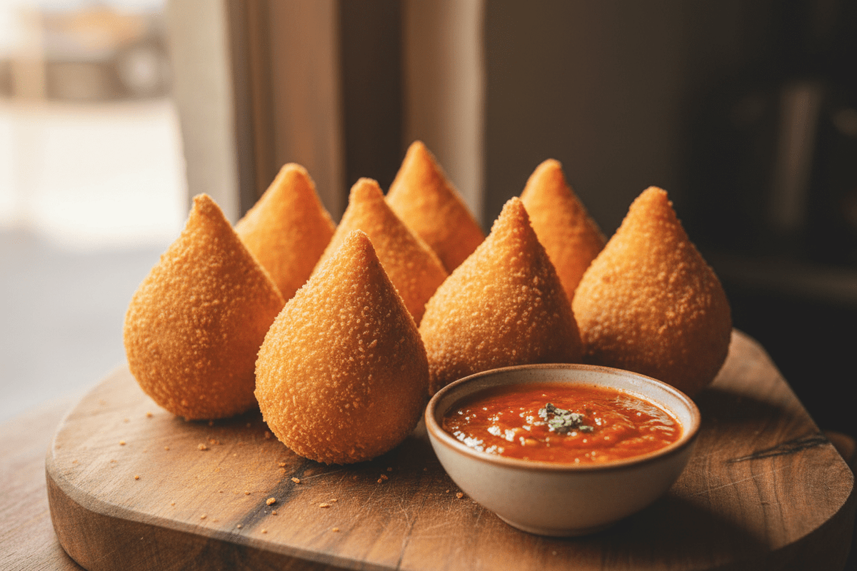 Coxinha – Brasilianische Hähnchen-Kroketten selber machen - Vicios-Brasileiros