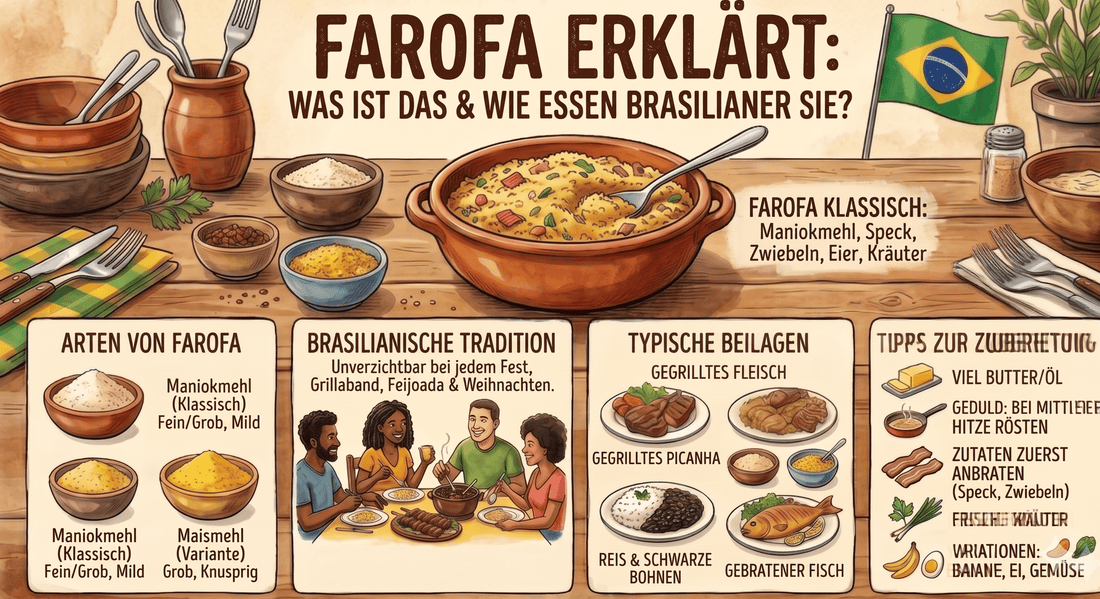 Farofa erklärt: Was ist das und wie essen Brasilianer sie? - Vicios-Brasileiros