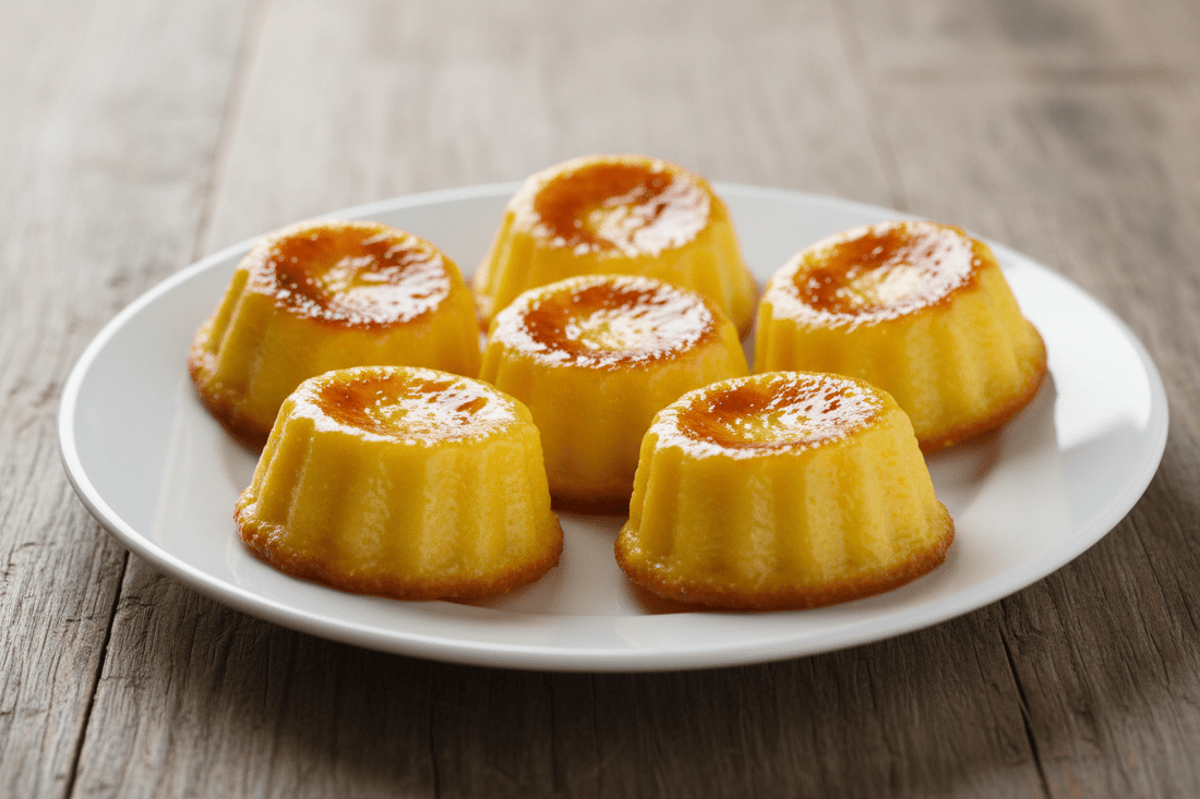 Quindim – Brasilianische Kokos-Eigelb-Törtchen: Das Original-Rezept - Vicios-Brasileiros