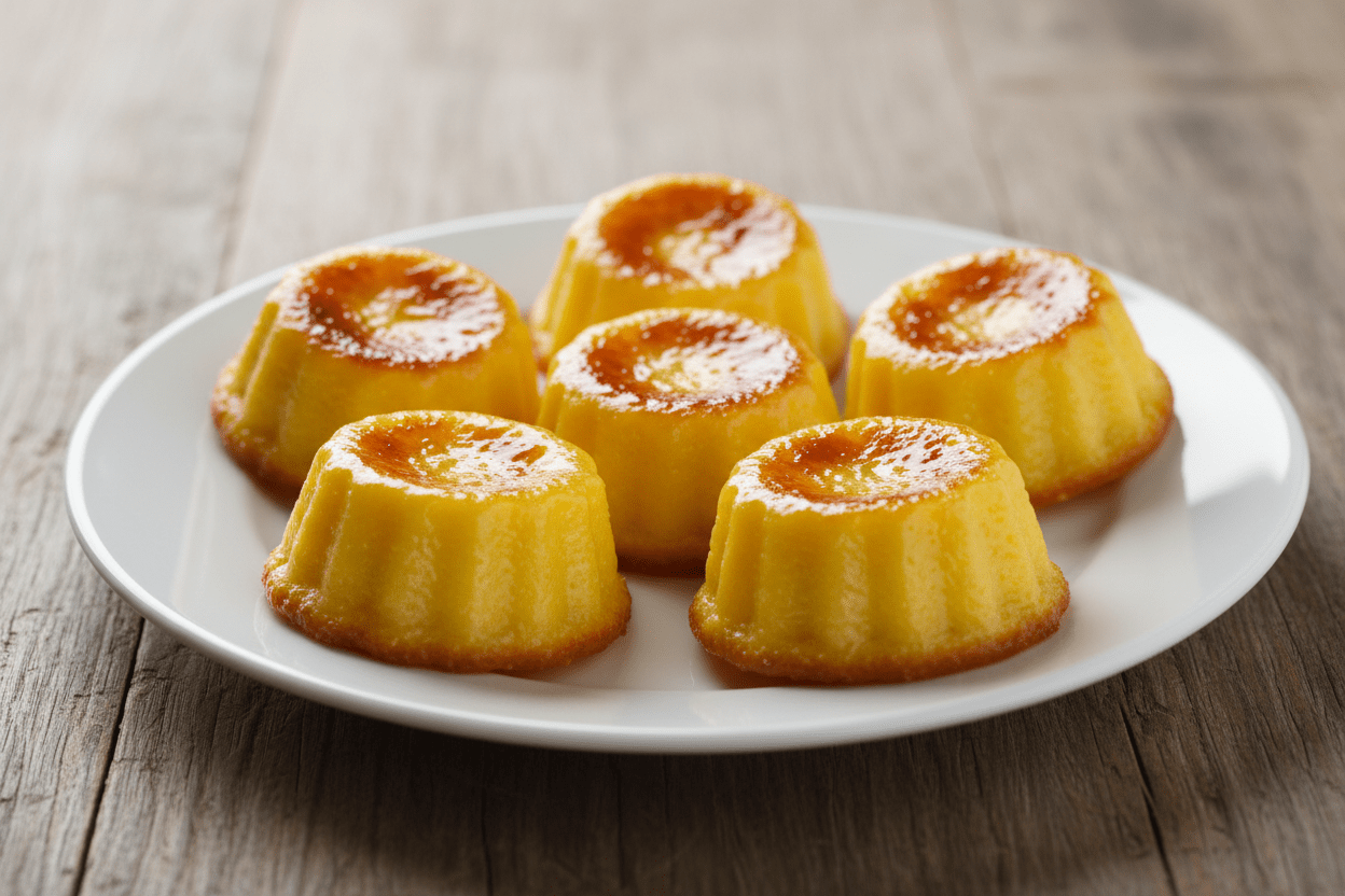 Quindim – Brasilianische Kokos-Eigelb-Törtchen: Das Original-Rezept - Vicios-Brasileiros