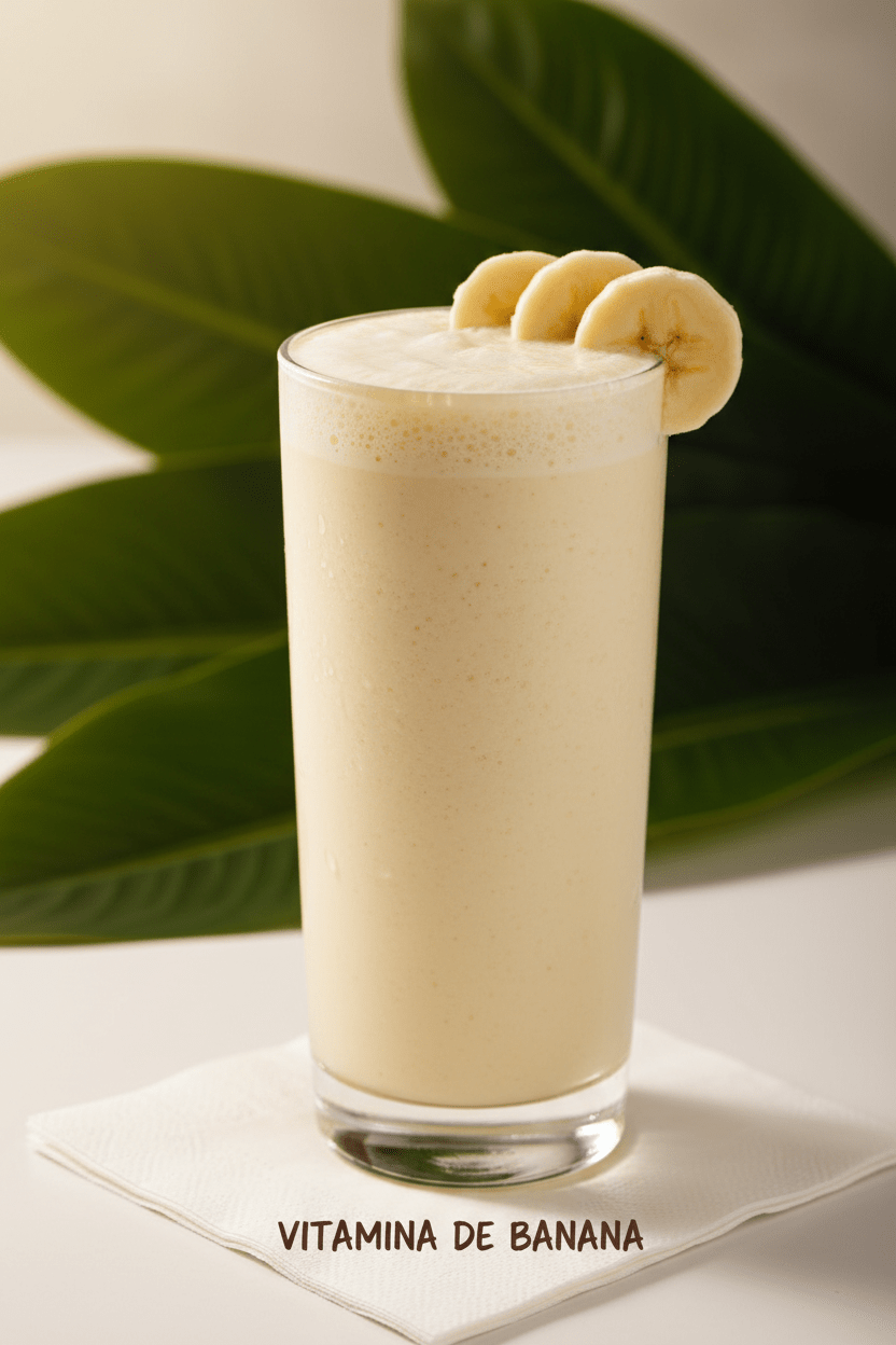 Vitamina de Banana – Brasilianischer Bananenshake: Das Original-Rezept - Vicios-Brasileiros