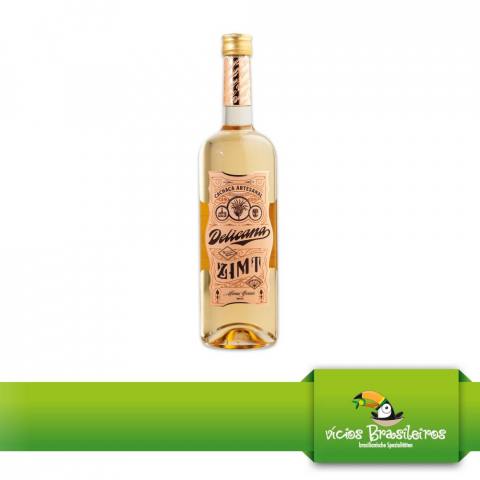 Delicana Zimt-Orangen Likör – Cachaça Liqueur – 1 Liter