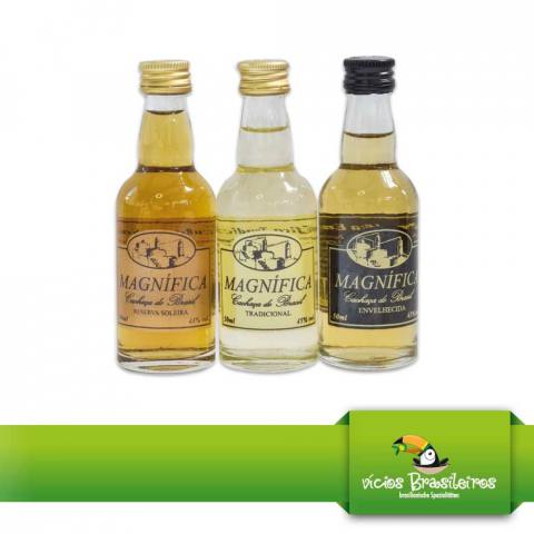 Cachaça Magnifica Miniaturen Set – 3 x 50ml