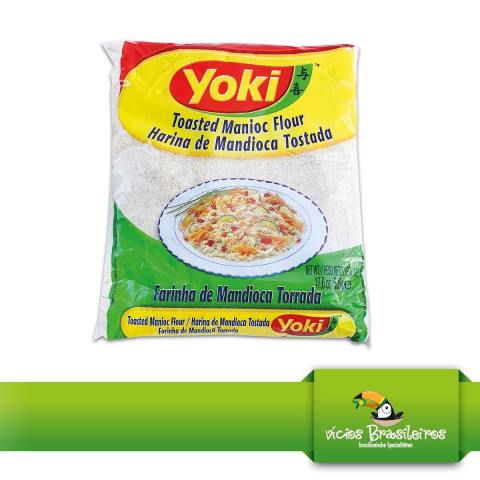 Farinha de Mandioca Torrada – Geröstetes Maniokmehl – Yoki – 500 g