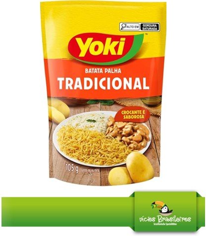Batata Palha - Kartoffelsticks - Yoki - 105gr - Vicios-Brasileiros