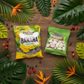 Brasilianisches Süßigkeiten-Bundle – Bala de Coco & Bala de Banana – Original Bonbons aus Brasilien
