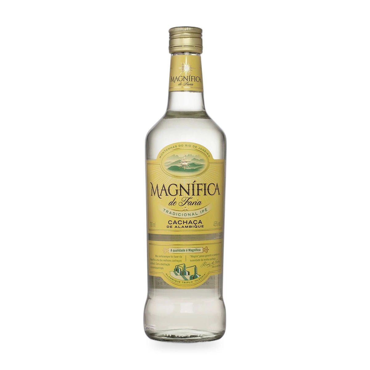 Cachaça Magnífica Tradicional – 700 ml – 45 % Vol. - Vicios-Brasileiros