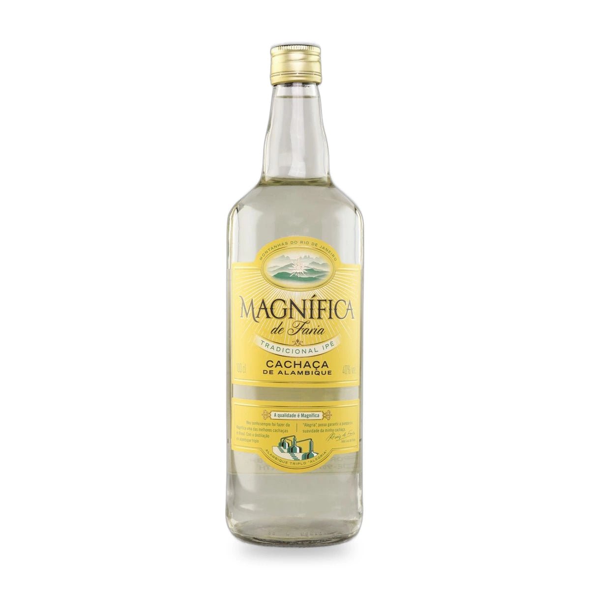 Cachaça Magnífica Traditional – 1.000 ml – 40 % Vol. - Vicios-Brasileiros