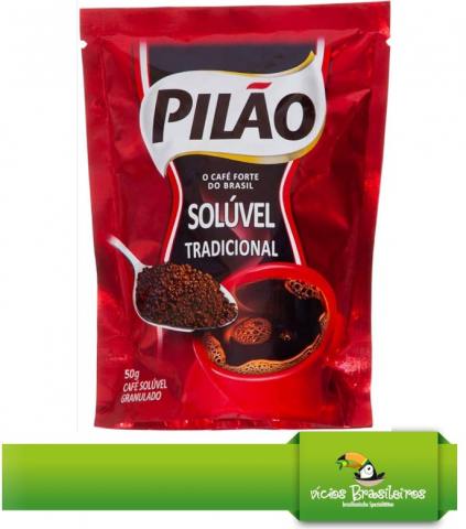 Café Pilao – Soluvel – 40gr - Vicios - Brasileiros