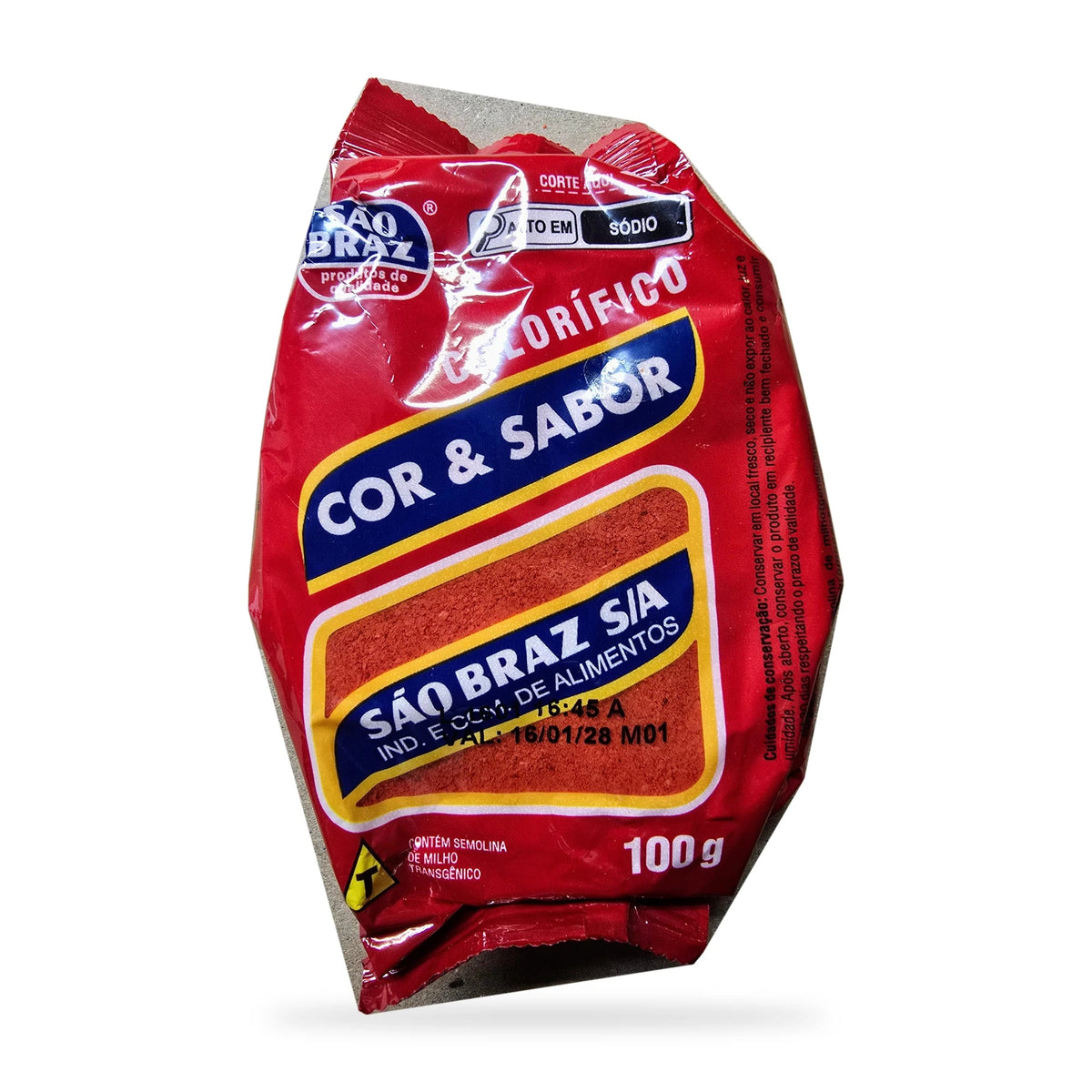 Colorífico – Färbende Würzzubereitung mit Annatto – São Braz – 100 g - Vicios-Brasileiros