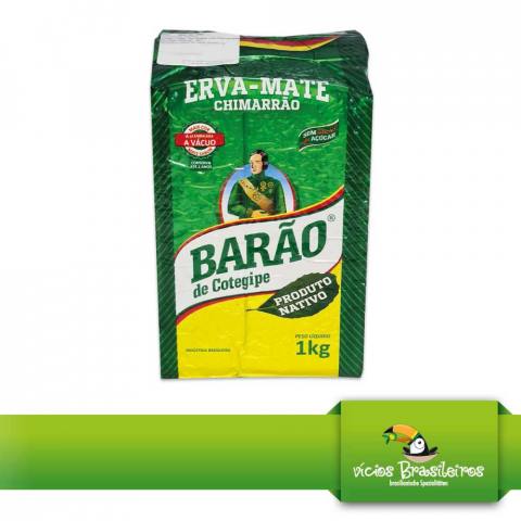 Erva Mate Nativa - Mate Barao - 1kg - Vicios - Brasileiros