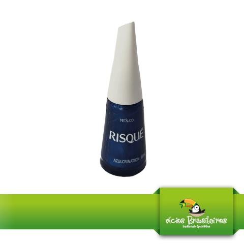 Esmalte Risque - Nagellack - Azulcrination - 8ml - Vicios - Brasileiros