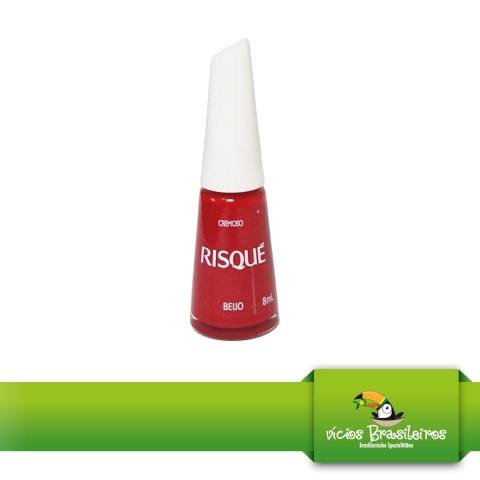 Esmalte Risque - Nagellack - Beijo - 8ml - Vicios - Brasileiros
