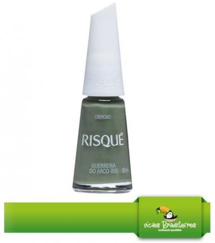 Esmalte Risque - Nagellack - Guerreira do Arco Iris - 8ml - Vicios - Brasileiros