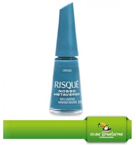 Esmalte Risque - Nagellack - Nosso Metaverse - Meu avatar, minhas regras - 8ml - Vicios - Brasileiros