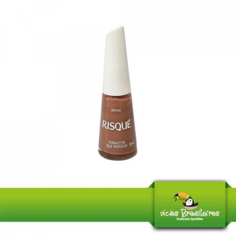 Esmalte Risque - Nagellack - Terracotta que provoca - 8ml - Vicios - Brasileiros