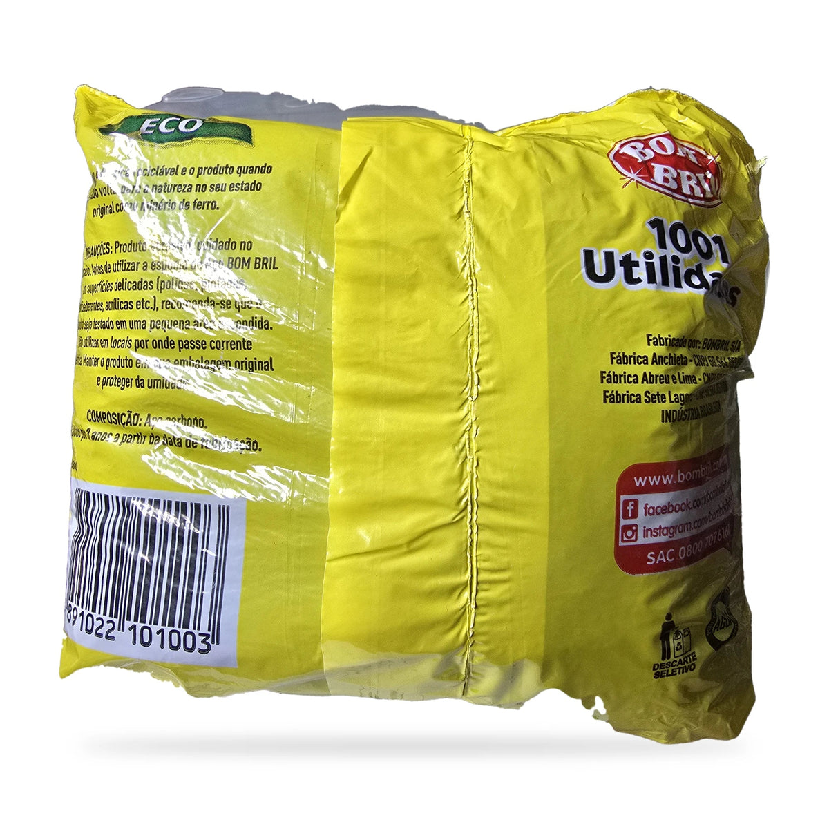 Esponja de Aço – Stahlwolle-Pads – Bombril - Vicios-Brasileiros