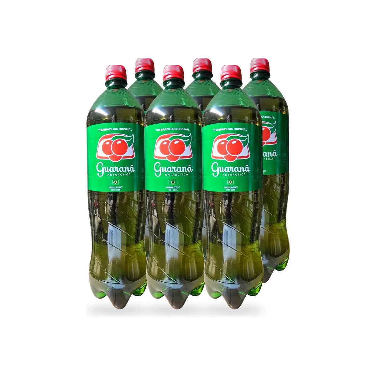 Guaraná Antarctica – Koffeinhaltige Limonade – 6 × 1,5 l (PET) - Vicios-Brasileiros