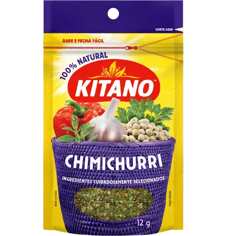 Kitano Chimichurri 12 g – Gewürzmischung für Grillfleisch & Dips - Vicios-Brasileiros