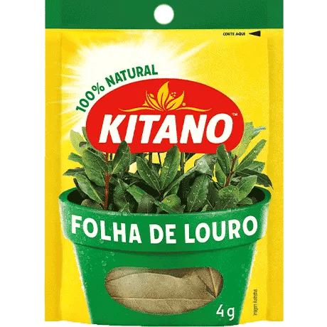 Kitano Lorbeerblätter 4 g – Folha de Louro für Feijoada & Eintöpfe - Vicios-Brasileiros