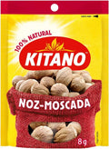Kitano Muskatnuss ganz 8 g – Noz-Moscada zum frischen Reiben - Vicios-Brasileiros