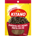 Kitano Schwarzer Pfeffer gemahlen 15 g – Pimenta-do-Reino Preta - Vicios-Brasileiros