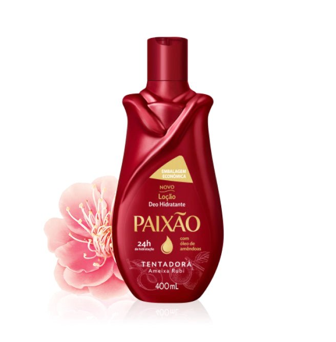 Linha Paixão Deo-Feuchtigkeitslotion Ameixa Rubi (Rubinpflaume) 200 ml - Vicios-Brasileiros