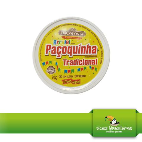 Paçoca Rolha Traditional – Erdnussriegel – DaColonia – 210 g - Vicios-Brasileiros