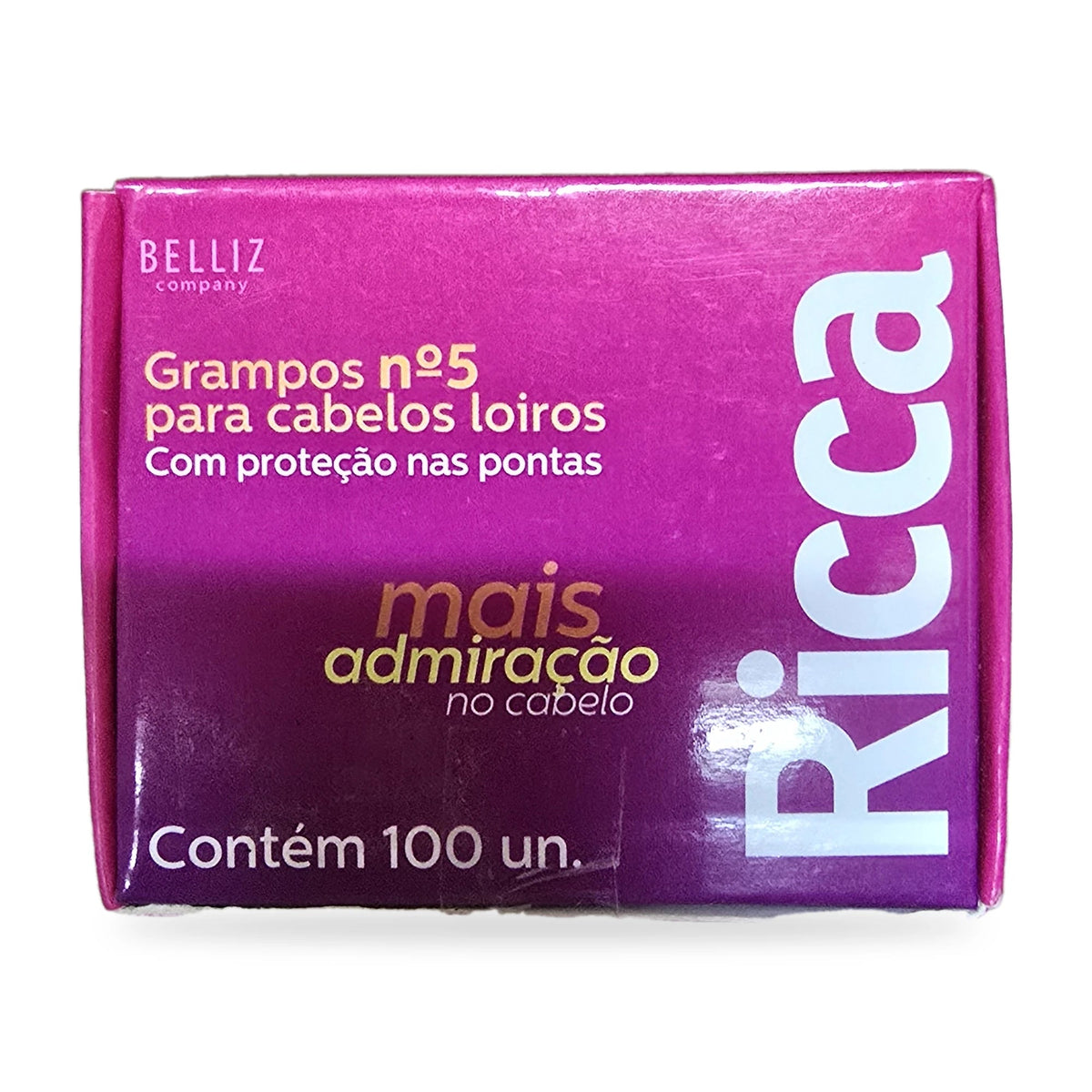 Ricca Haarklemmen Nr. 5 – Grampos für blondes Haar – 100 Stück - Vicios-Brasileiros