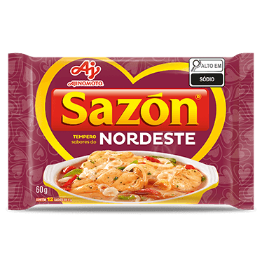 SAZÓN Nordeste 60 g – Brasilianische Würzmischung, 12 × 5 g - Vicios-Brasileiros