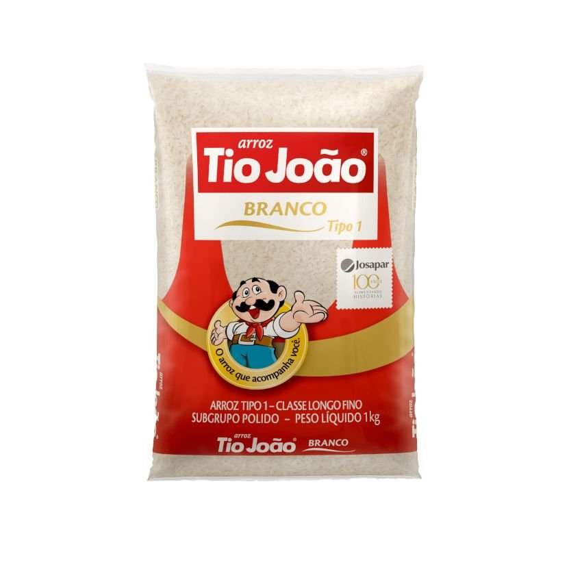 Tio João weißer Langkornreis – Arroz Branco – 1 kg - Vicios-Brasileiros