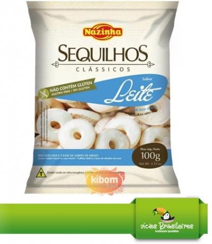 Biscoito Sequilho Leite - Nazinha - 100gr