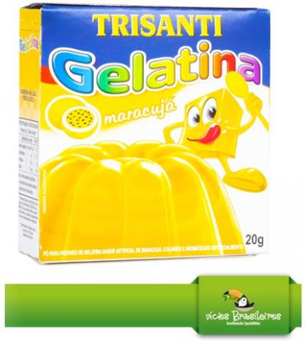 Gelatina Maracujá 20g – Fruchtige Gelatine mit Passionsfruchtgeschmack von Trisanti