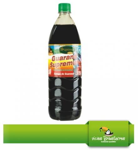 Supremus Xarope de Guaraná 1L - Guaraná-Sirup aus Brasilien für erfrischende Getränke und Cocktails