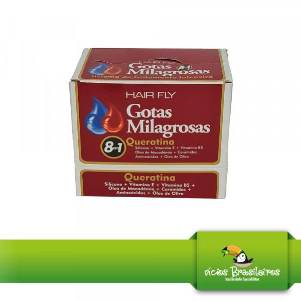Gotas Milagrosas - 8em1 Queratina - 10ml